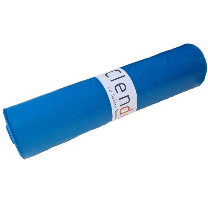 Sacs poubelle Premium Clendo LDPE 120 litres Bleu