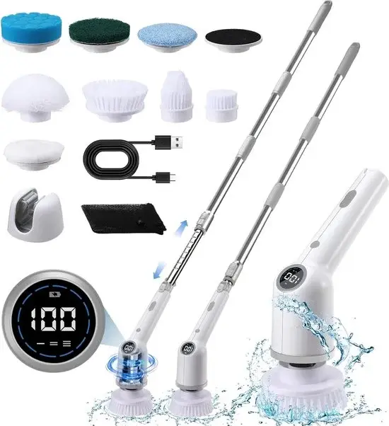 Samako NanoPro Brosse de Nettoyage Électrique 9-en-1 - Nouveau Outlet