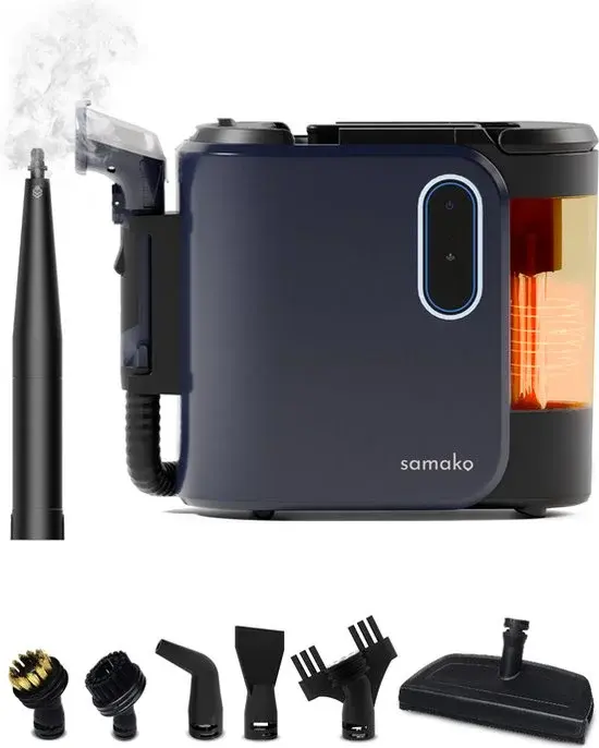 Samako PRO 1800W Nettoyeur de Tapis 8 Embouts - Reconditionné