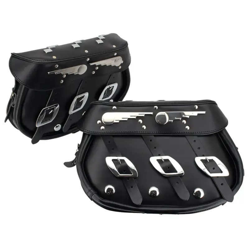 Samwel Sacoches en cuir Speedking pour Harley