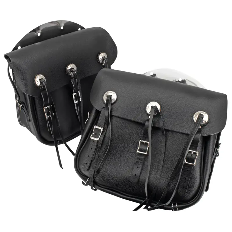 Samwel Sacoches en cuir style 36-43 pour Harley