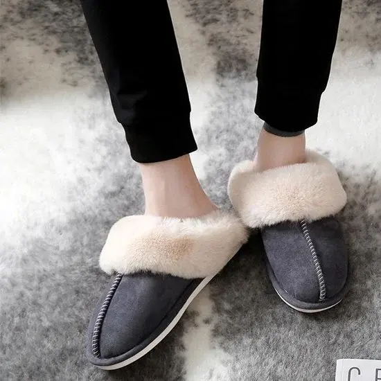 Sans marque | Chaussons en suède | Homme | 42/43