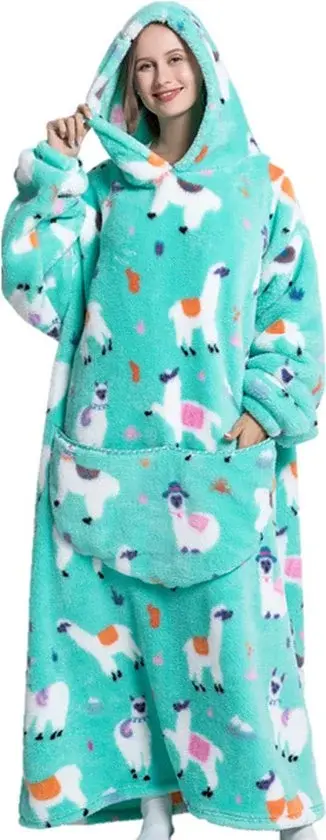 Sans marque | Pull Polaire Oversize Alpaga | Unisexe | Taille unique