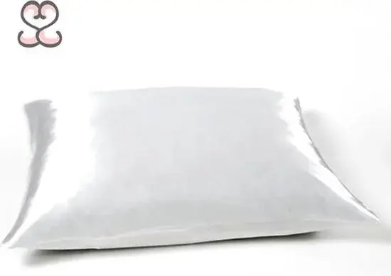 Satin Sleepers Taie d'oreiller en satin blanc 60x70 - Nouvelle version Outlet