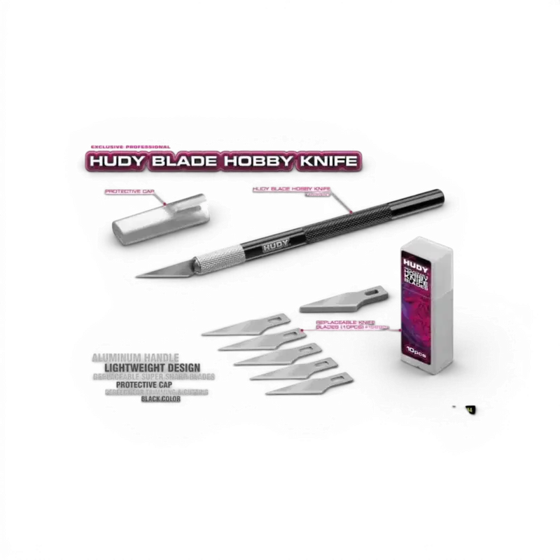 Scalpel avec manche en aluminium