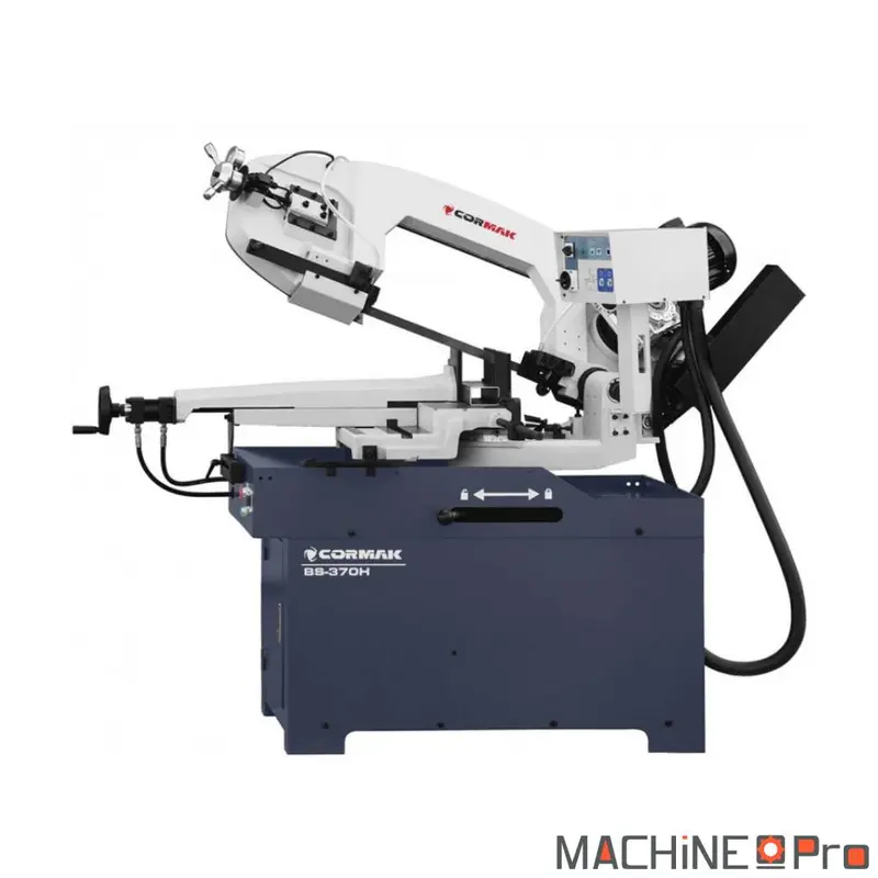 Scie à ruban semi-automatique pour métaux CORMAK BS-370H 400V