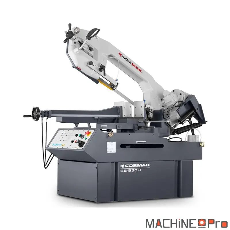 Scie à ruban semi-automatique pour métaux CORMAK BS530H 400V