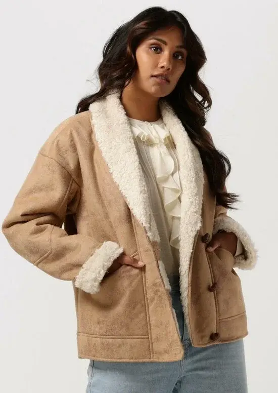 Scotch & Soda | Veste fausse fourrure col châle | Femme | L