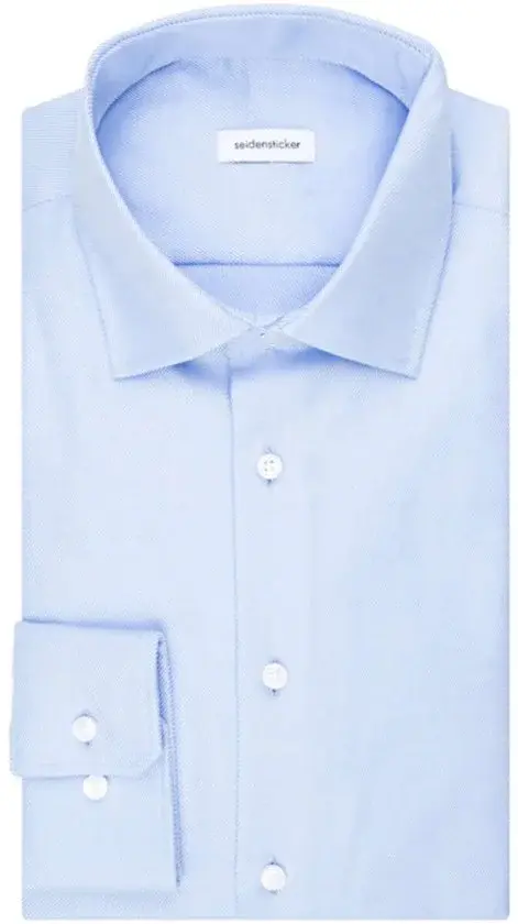 Seidensticker chemise x-slim fit Popeline Bleu - Nouveau Outlet