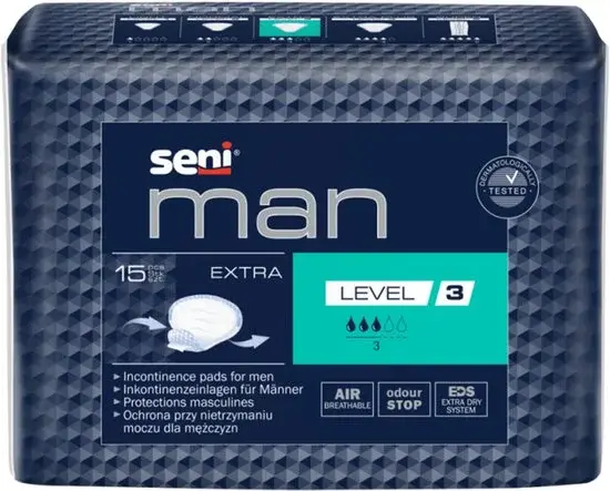 Seni Man Extra Level 3 Inleggers 240 stuks - Nieuw