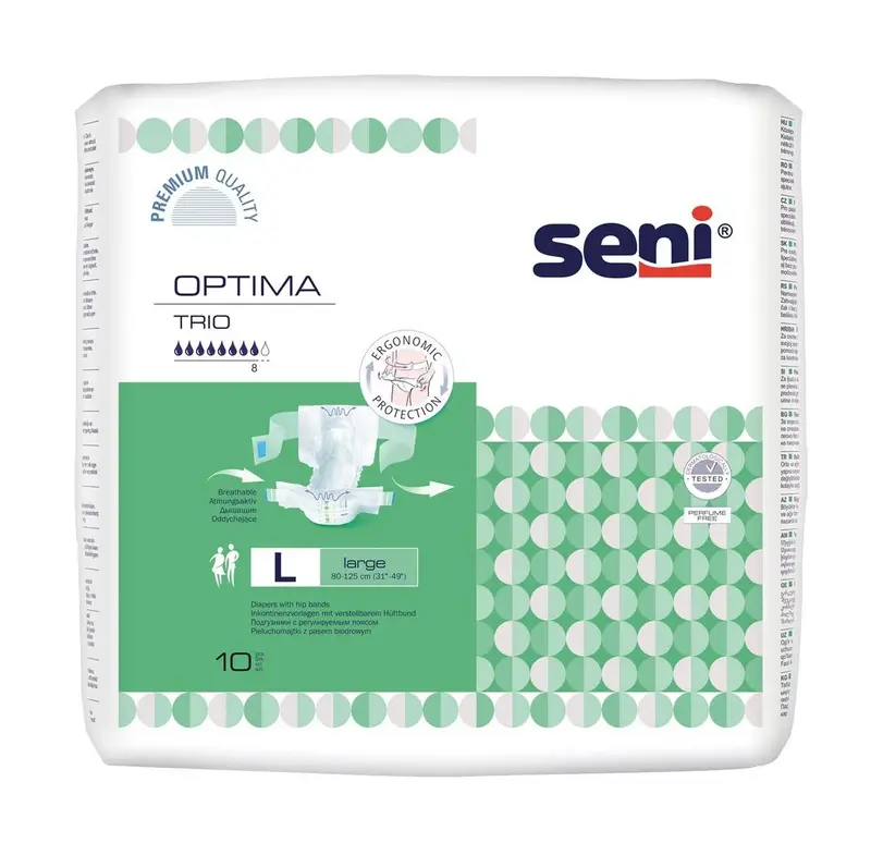 Seni Optima Trio Large Système de ceinture (10 pièces) - Nouvelle Sortie