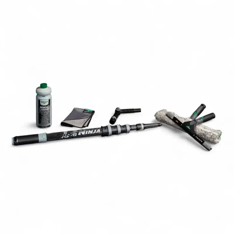 Set de barres en carbone UNGER NINJA 6en1 AKN19 Kit de nettoyage de vitres