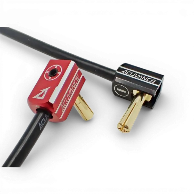 Set prises batterie pk 4mm + dissipateurs aluminum Noir/Rouge
