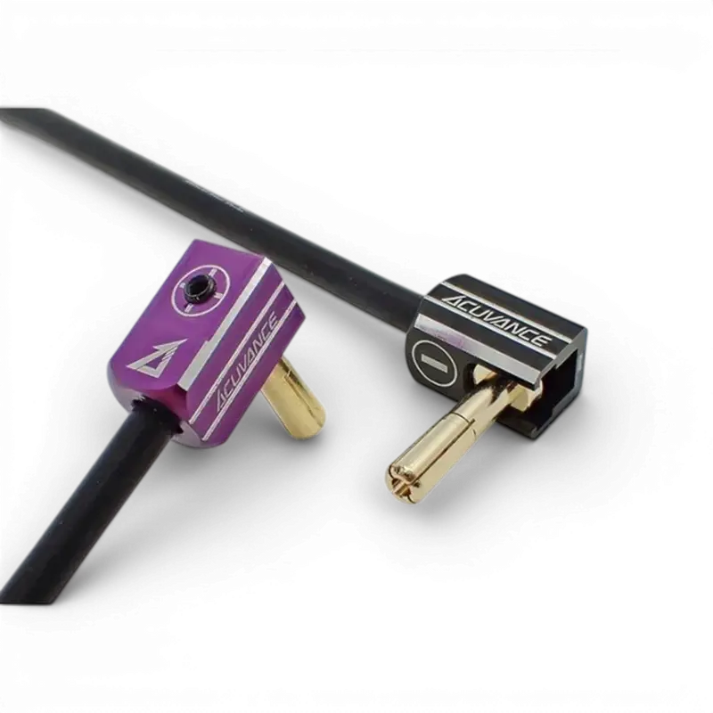Set prises batterie pk 5mm + dissipateurs aluminum Noir/Violet