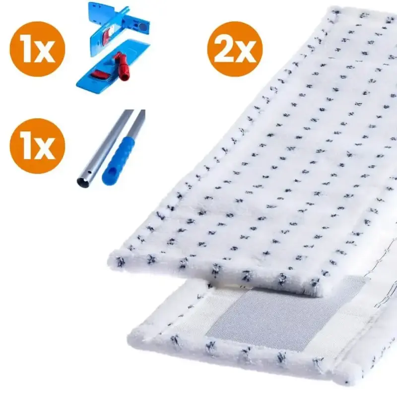 Set professionnel de balais à franges "Parquet & stratifié 50 cm"