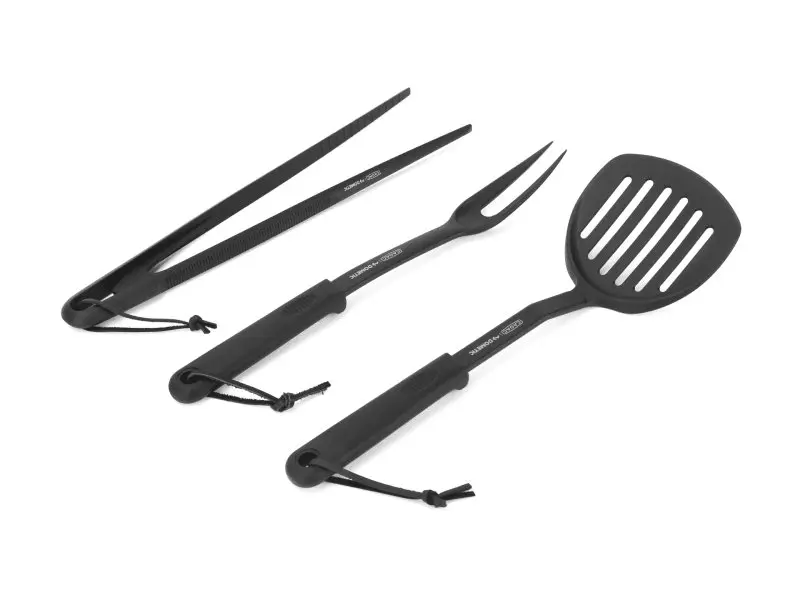 Set ustensiles BBQ CADAC – spatule, pince et fourchette