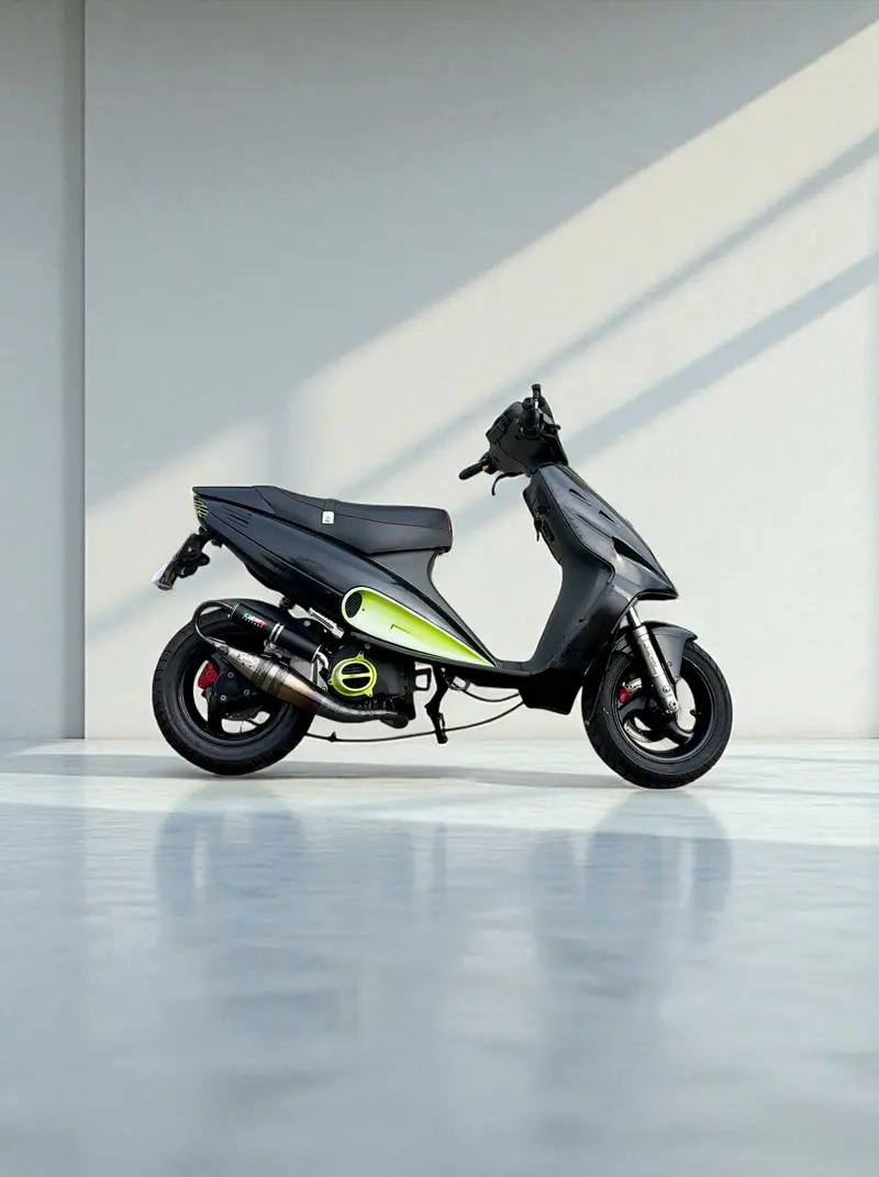 Silencieux DBR Malaguti Phantom F12 100cc - Moteur Morini