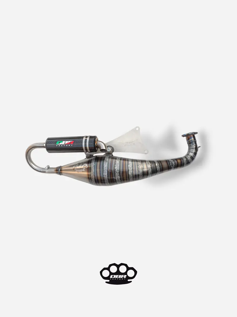 Silencieux DBR Minarelli Horizontal - Échappement Trofeo 70-89cc