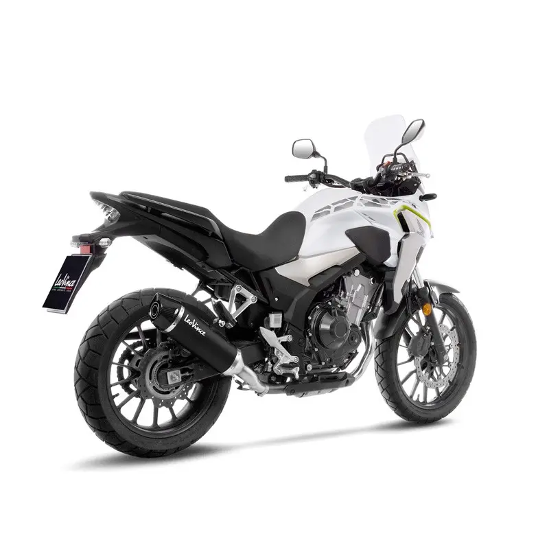 SILENCIEUX INOX NOIR LEOVINCE HONDA CB500F/X/R 2019-2023