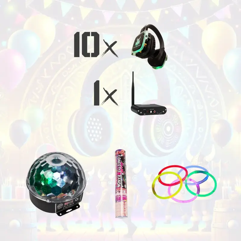 Silent Disco Viking Stille Disco Kids Set 10 - Occasion Outlet