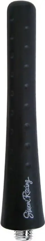 Simoni Racing Antenne Aluminium Caoutchouc Noir 8cm - Nouvelle Prise