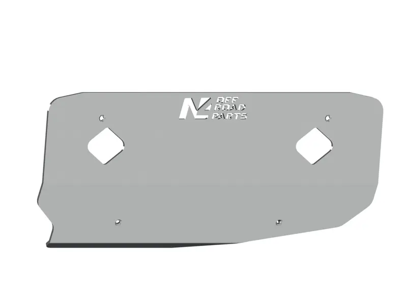Ski de protection avant en aluminium de 8mm pour Mercedes G W463 et Pur N4-Offroad