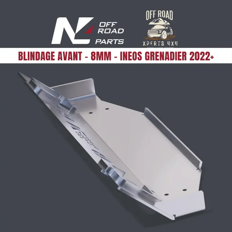 Ski Protection Avant Ineos Grenadier 8mm Aluminium - N4-Offroad