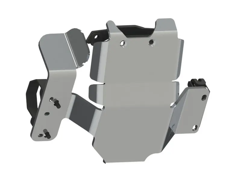Ski protection nez pont arrière aluminium 8mm Toyota Land Cruiser Série 7 après 1999 N4-Offroad