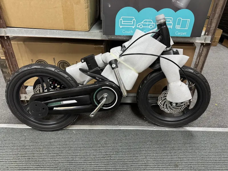 Skillmax Kinderfiets Zwart met Pedalen 94.9x16x54.5 - Nieuw