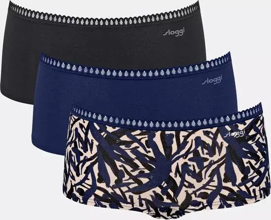 Sloggi | GO Crush Short 3-Pack | Dames | XL