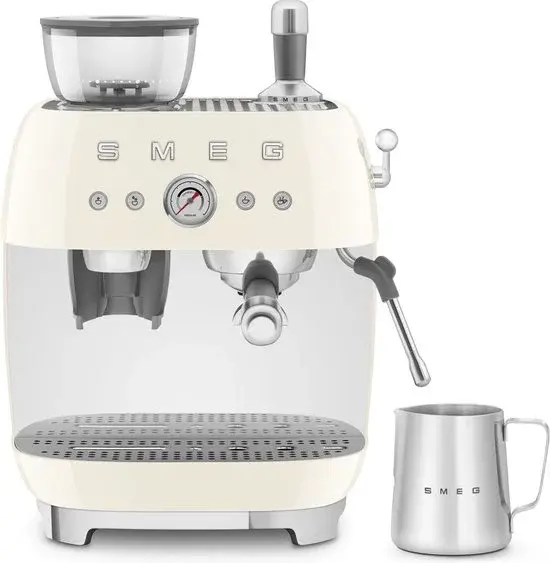 Smeg EGF03 Espressomachine Bonenmaler Crème - Nieuw Outlet
