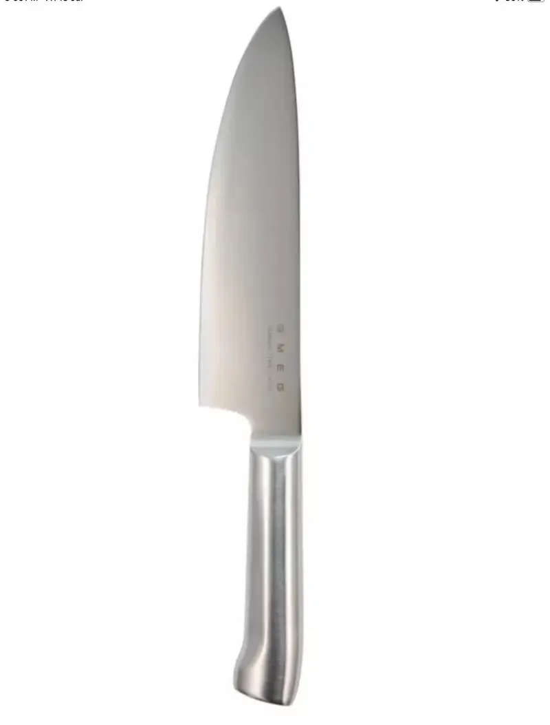 Smeg N°6 Couteau de cuisine en acier inoxydable 19cm - Neuf Outlet
