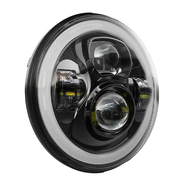 SMP Beam Dominator 7" - Phare avant à LED pour motocyclette