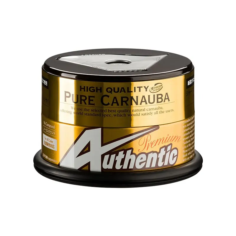 Soft99 Authentic Premium — Cire Naturelle Haut de Gamme | Boîte Métal