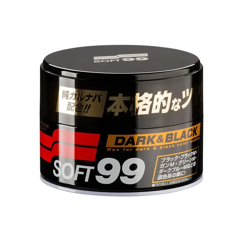 Soft99 Dark & Black Wax — Cire Synthétique Carnauba Voitures Foncées | 300g