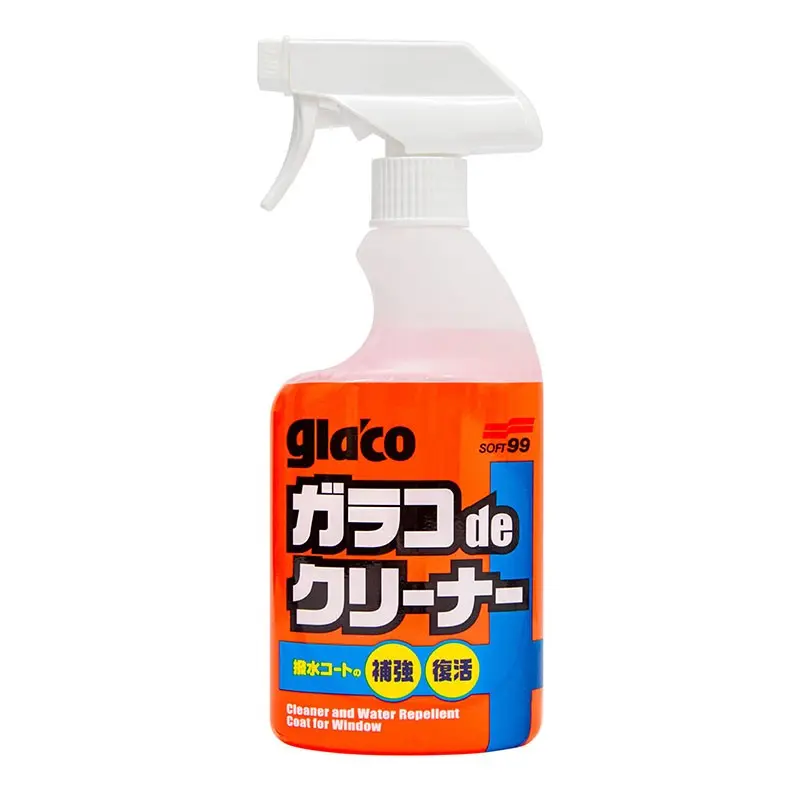 Soft99 Glaco de Cleaner — Nettoyant Vitres 2en1 Booster Hydrophobe | 400ml