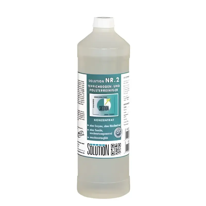 Solution n° 2 nettoyant tapis & tissus d'ameublement 1l