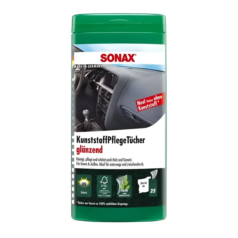 Sonax Lingettes d'entretien plastique brillant