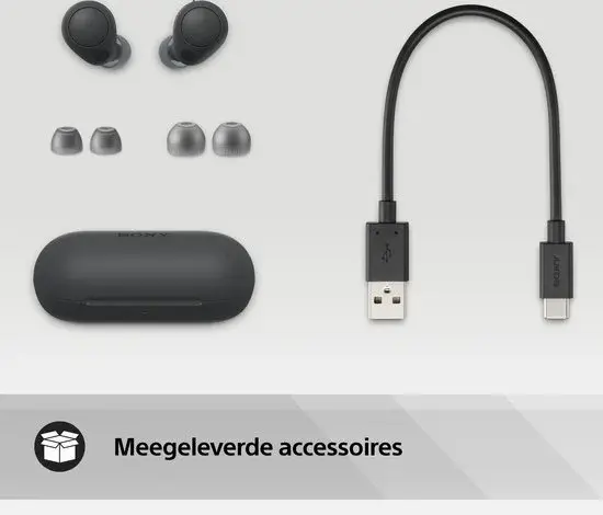 Sony WF-C700N Écouteurs sans Fil Réduction de Bruit Noir - Nouvelle Prise - Neuf