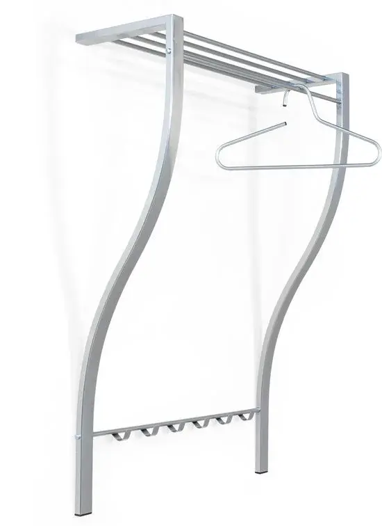 Spinder Design Carve 1 Porte-manteau mural Nickel 6 crochets - Nouvelle Ligne Outlet