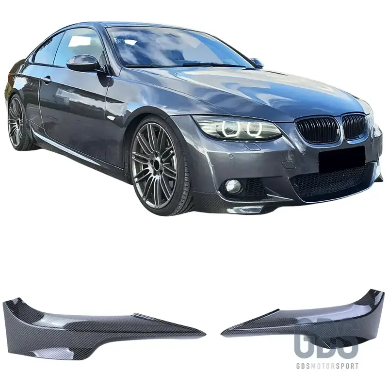 Splitters rajout pare-choc avant Pack M BMW E92 E93 Phase 1 Look Carbone