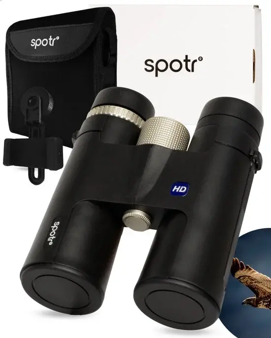 SPOTR Verrekijker 12x42 HD Compact Zwart - Nieuw Outlet