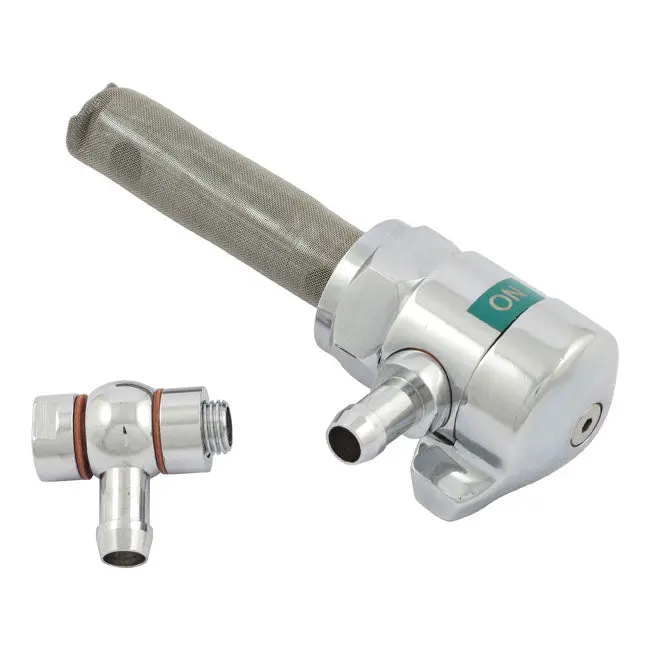 Spyke Petcock Chrome 22mm / 3/8" NPT