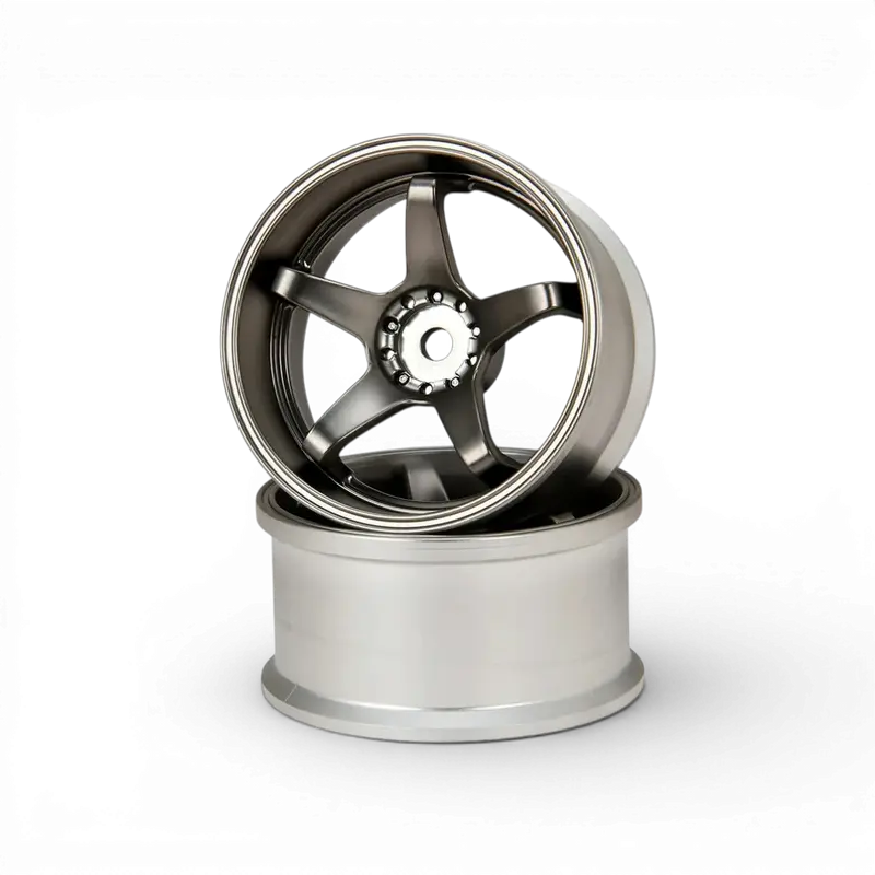 Standard - Jantes HAYATE N-Type Drift Offset+6 - Gris titane
