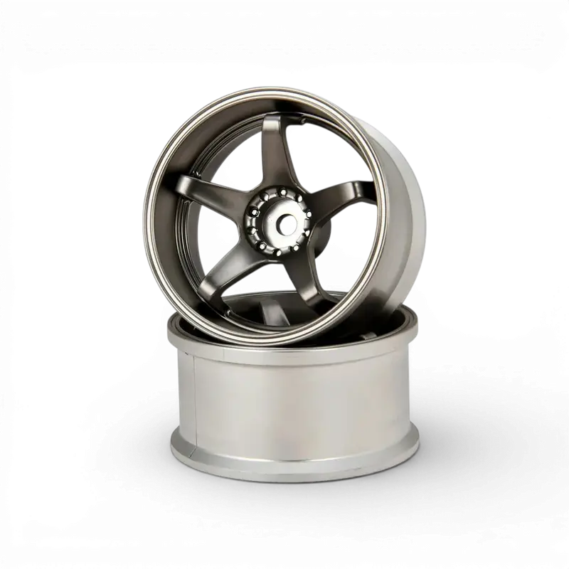 Standard - Jantes HAYATE N-Type Drift Offset+8 - Gris titane