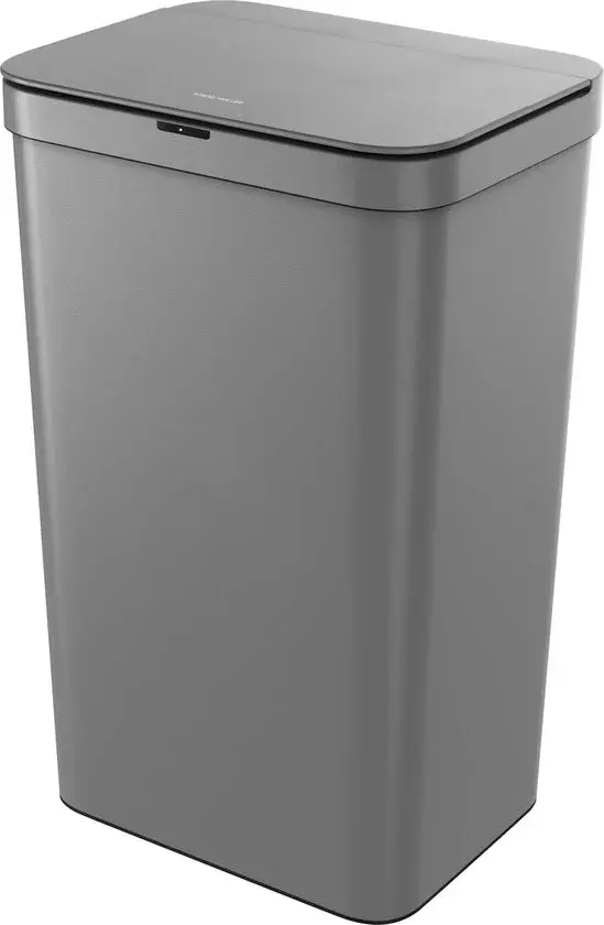 Stangvollby Mandal Poubelle à capteur 50L Grise - Nouveau Outlet
