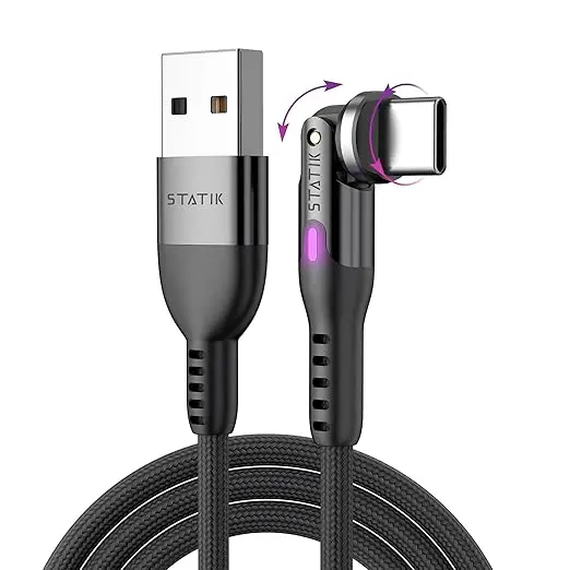 Statik - Câble Téléphone Pivotant - Powerpivot Pro Cable Usb-C To Usb-C - 1M