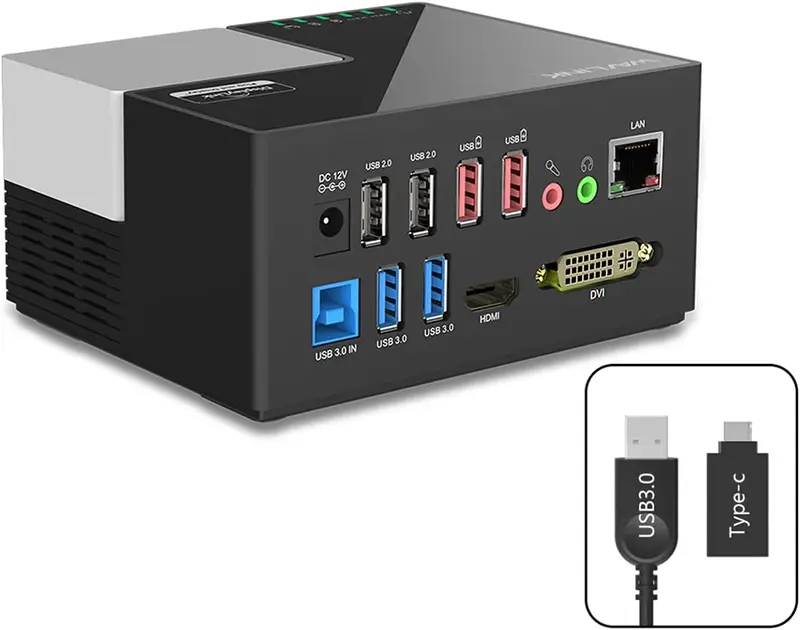 Station d'accueil WAVLINK USB 3.0/C Double HDMI - Occasion