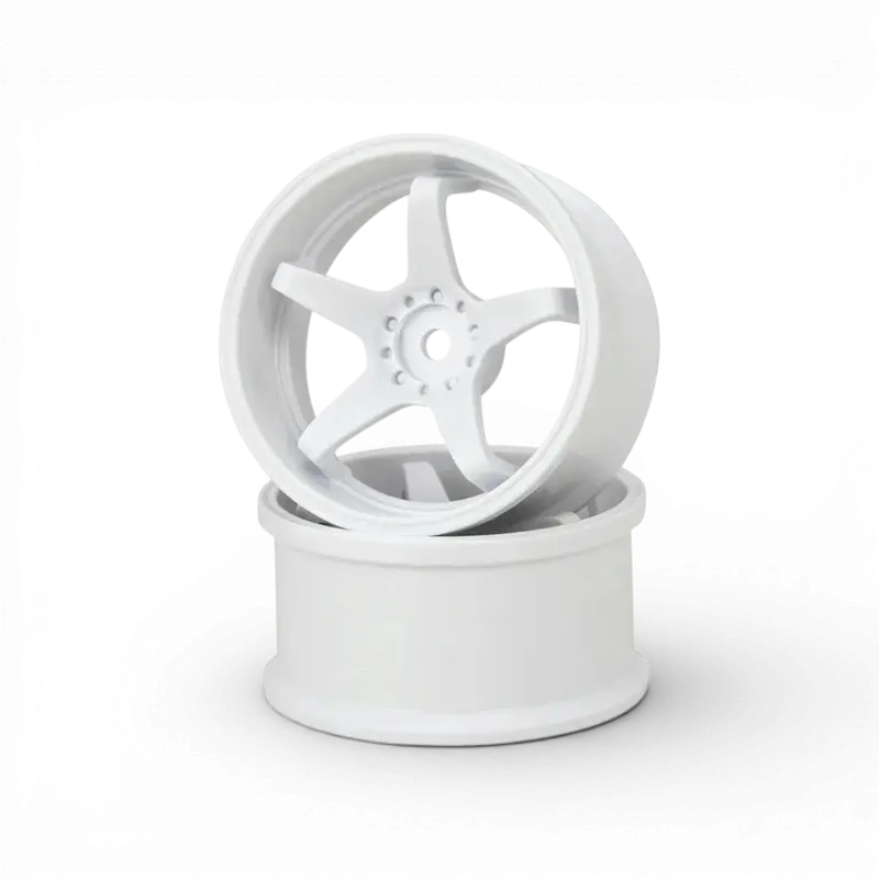 Super Traction - Jantes HAYATE N-Type Drift Offset+8 - Blanches