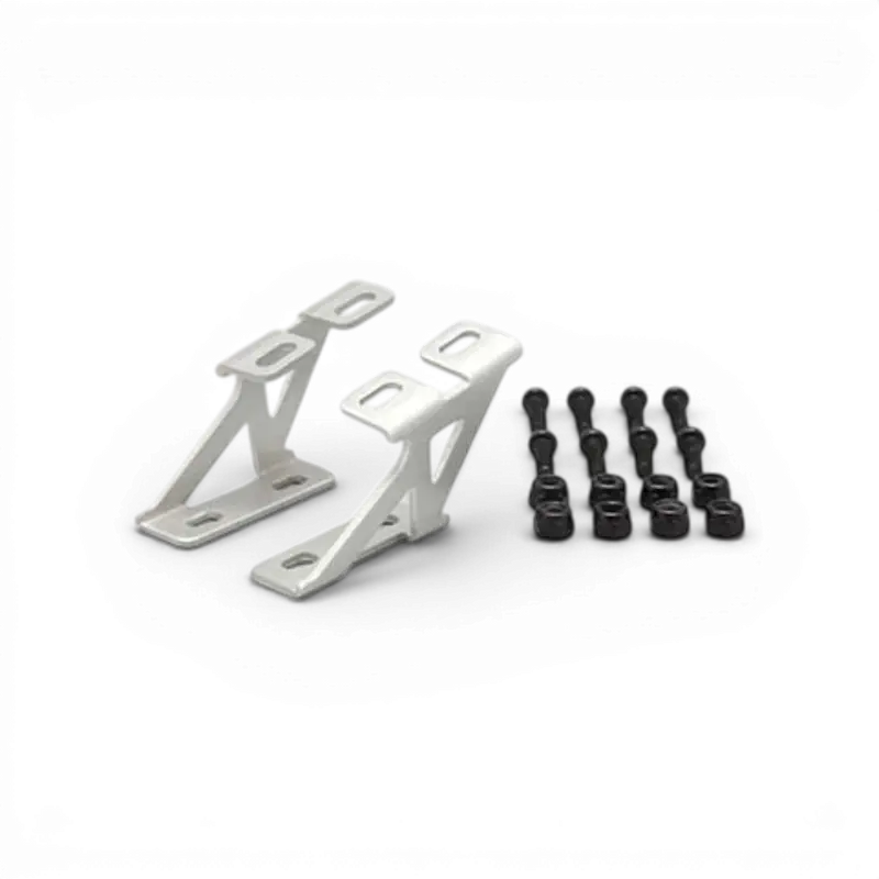 Support aileron ALUMINIUM version basse - Chrome